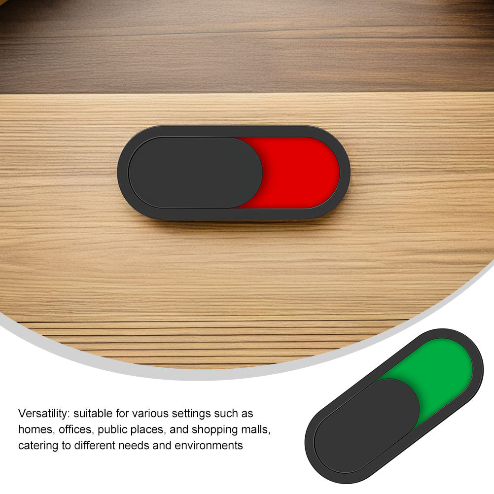 Home Office Vacantes - Self Adhesive Slide Door Sign Red