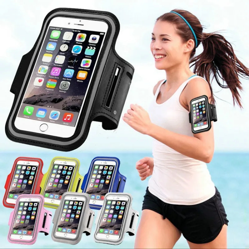 Monitor Arm Dual - Sports Running Phone Armband Case Touch