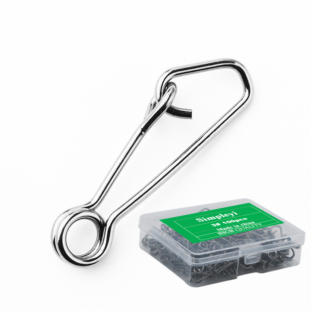 Rolling File Cart - 100pcs/box Stainless Steel Fishing Barrel Swivels