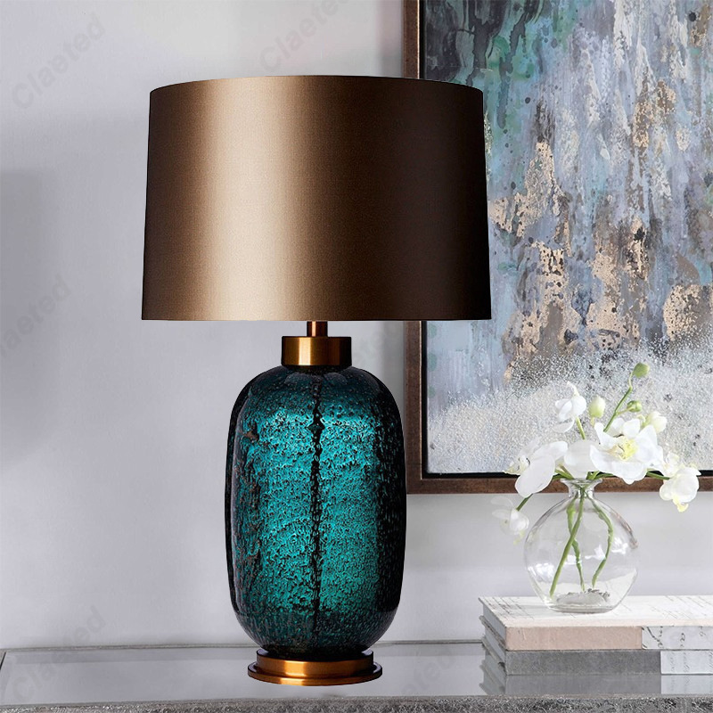 Home Office Guest Room - Modern Minimalist LED European Glass Table