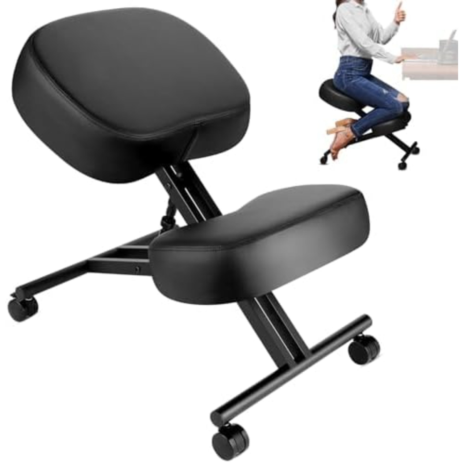 Home Office Chair - Ergonomic Kneeling Chair, Meditation Chair with