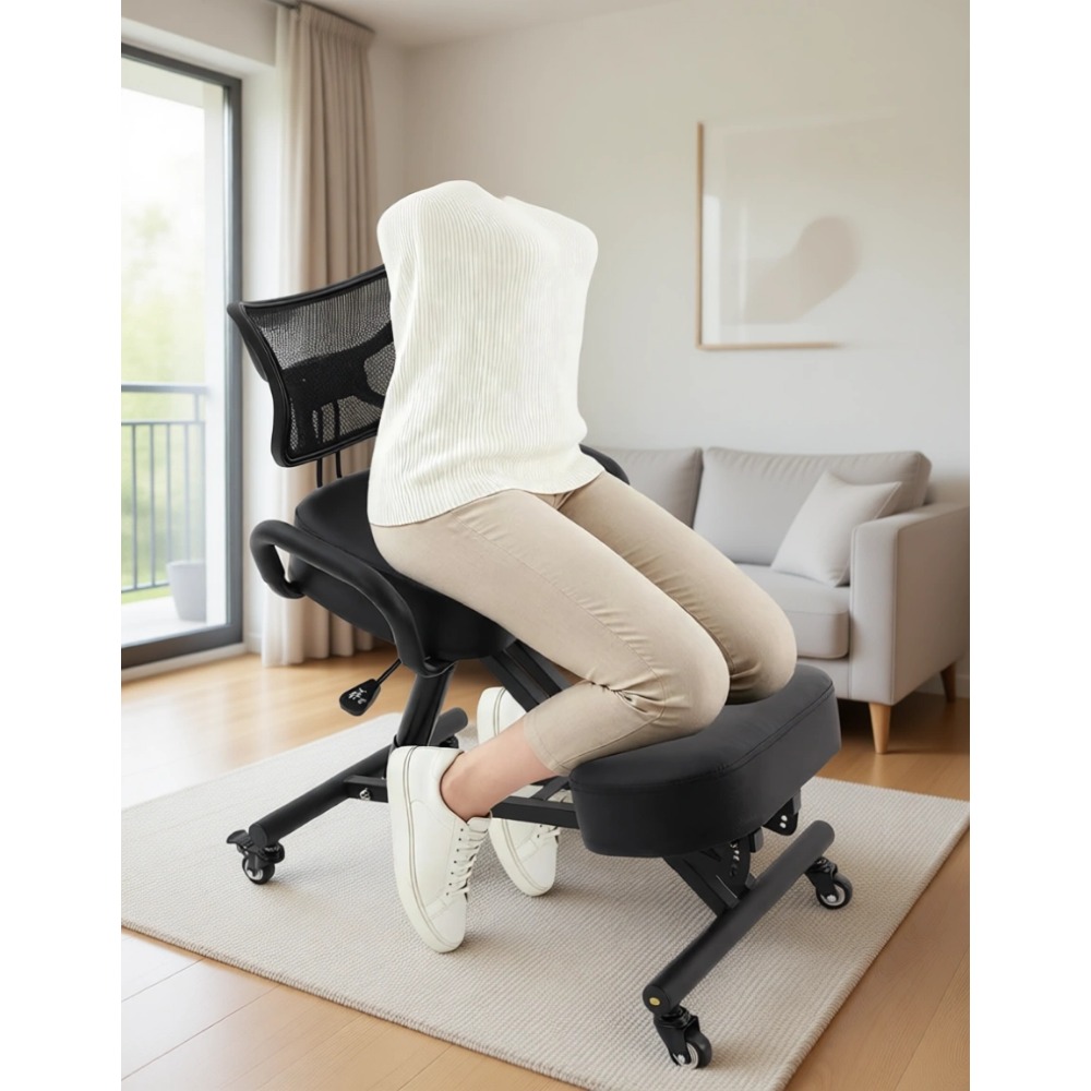 Home Office Chair - Ergonomic Kneeling Chair with Backrest and