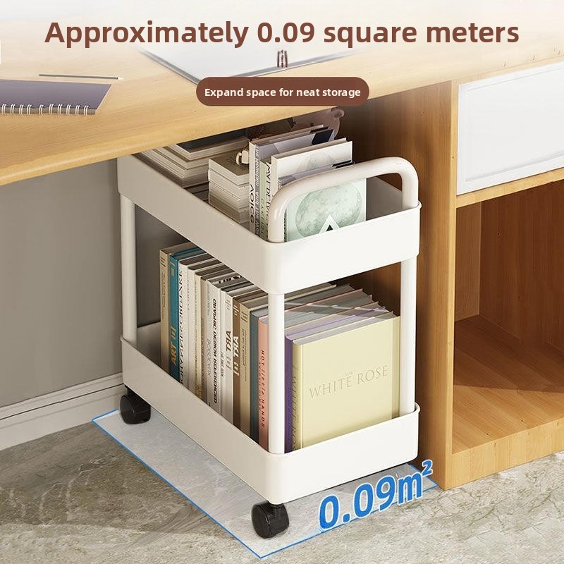 Mobile Bookshelf under Desk St - Rolling File Cart 评论和价格