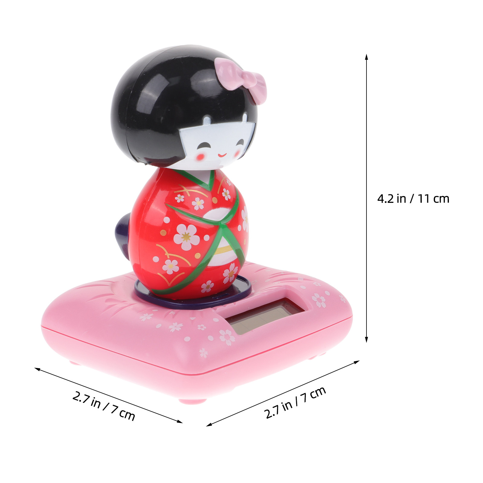 Red Kimono Style Solar Car Int - Home Office Interior Design 评论和价格