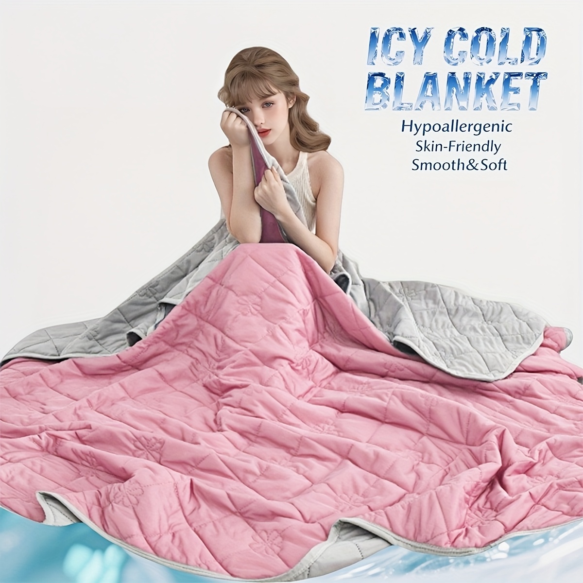 Solid Color Cooling Summer Qui - Home Office Guest Room 评论和价格