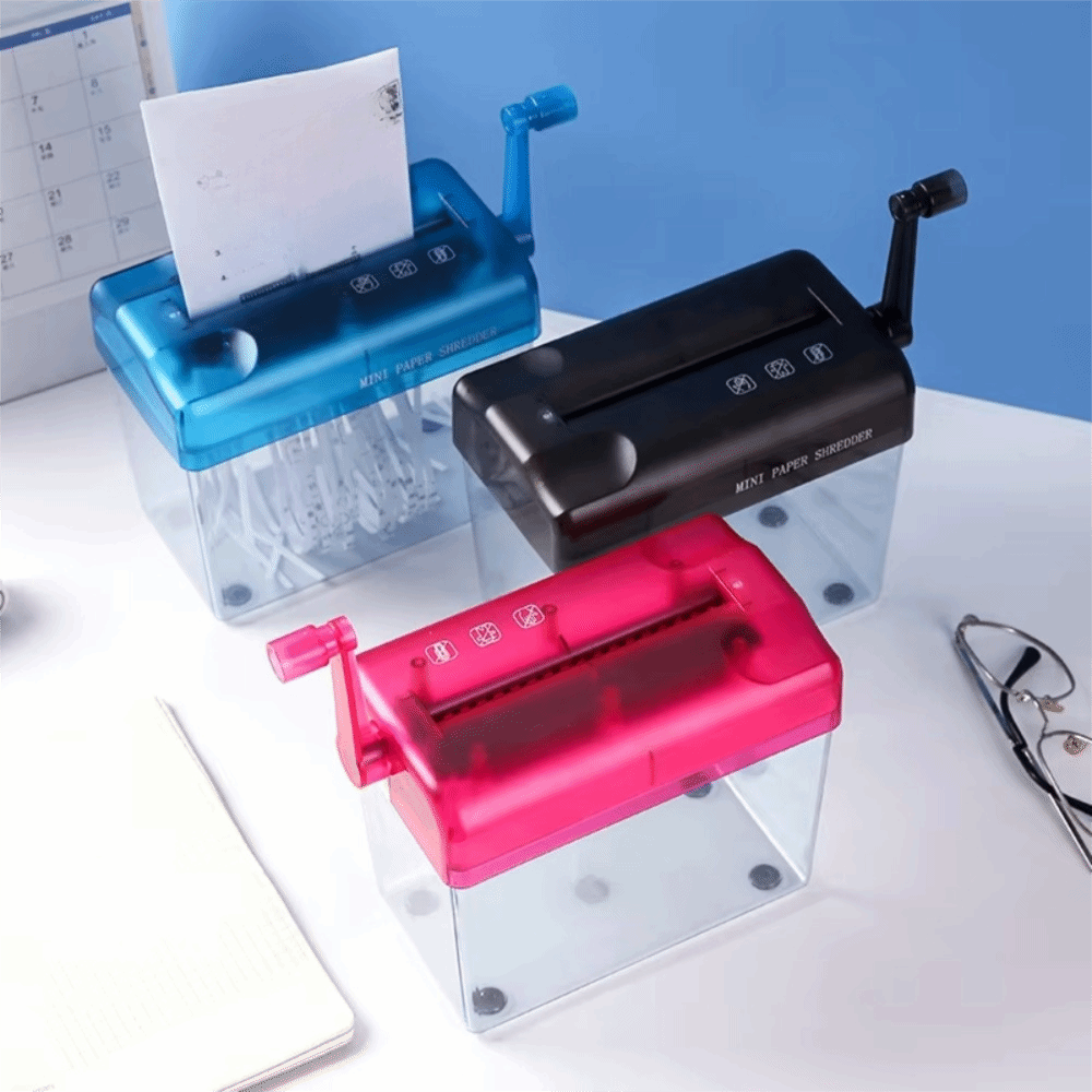 Mini Manual Paper Shredder Tra - Paper Shredder Micro 评论和价格