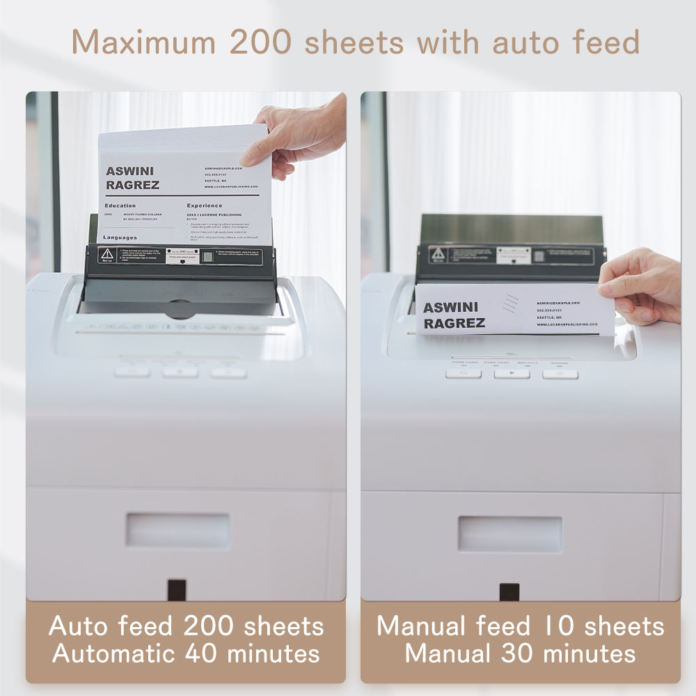 Automatic Paper Shredder 200 S - Paper Shredder Micro 评论和价格