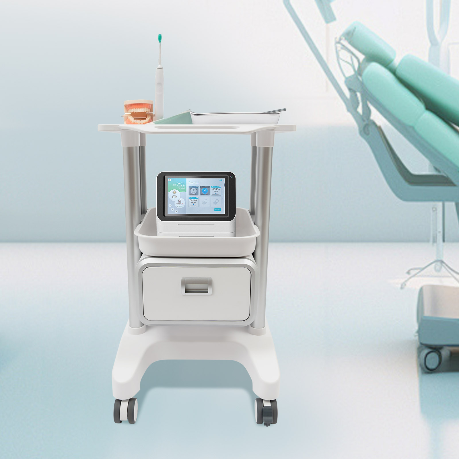 Salon Cart Medical Trolley 220 - Rolling File Cart 评论和价格