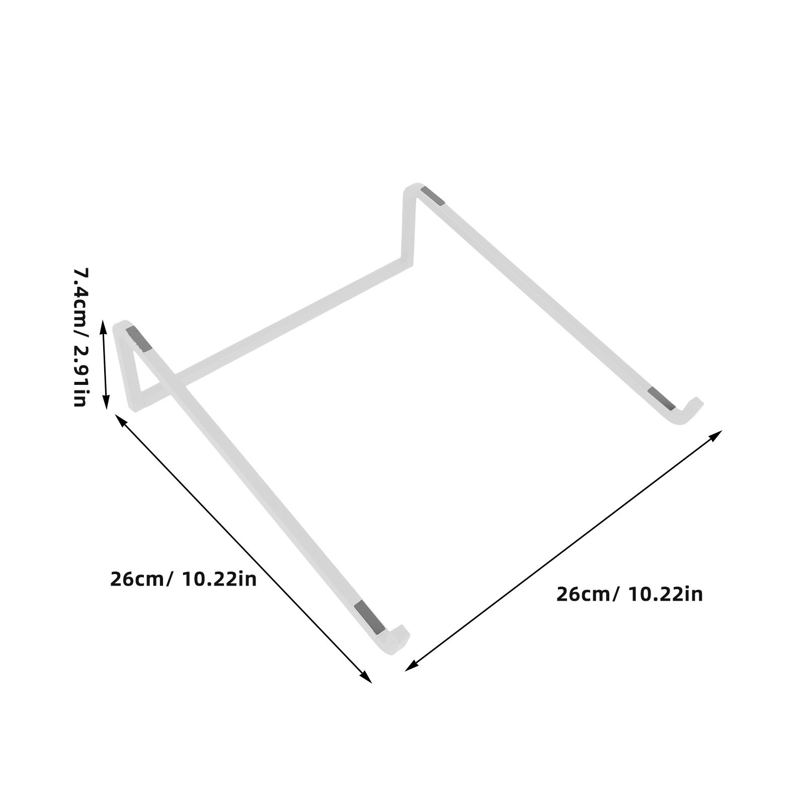 Metal Laptop Stand for Desk Mi - Monitor Riser Stand 评论和价格