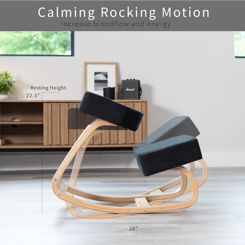 Ergonomic Wooden Rocking Chair - Home Office Chair 评论和价格