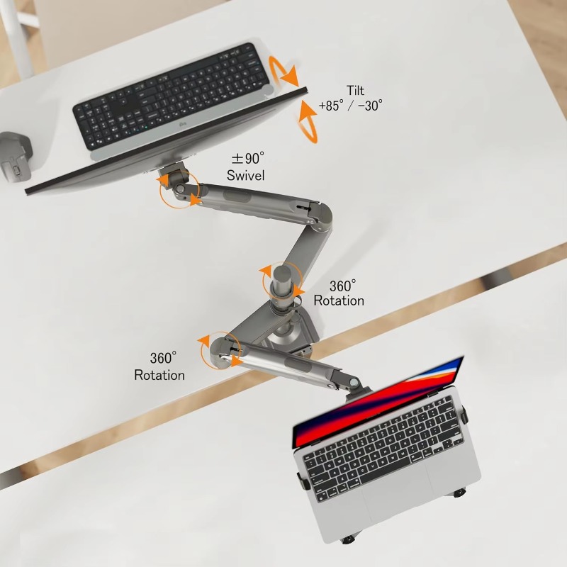 Dual Arm 2 in 1 Combo Laptop M - Monitor Arm Dual 评论和价格