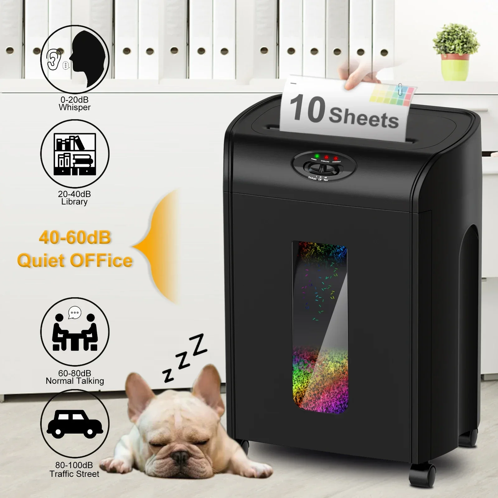 CD290P  10  Sheets  Micro Cut  - Paper Shredder Micro 评论和价格