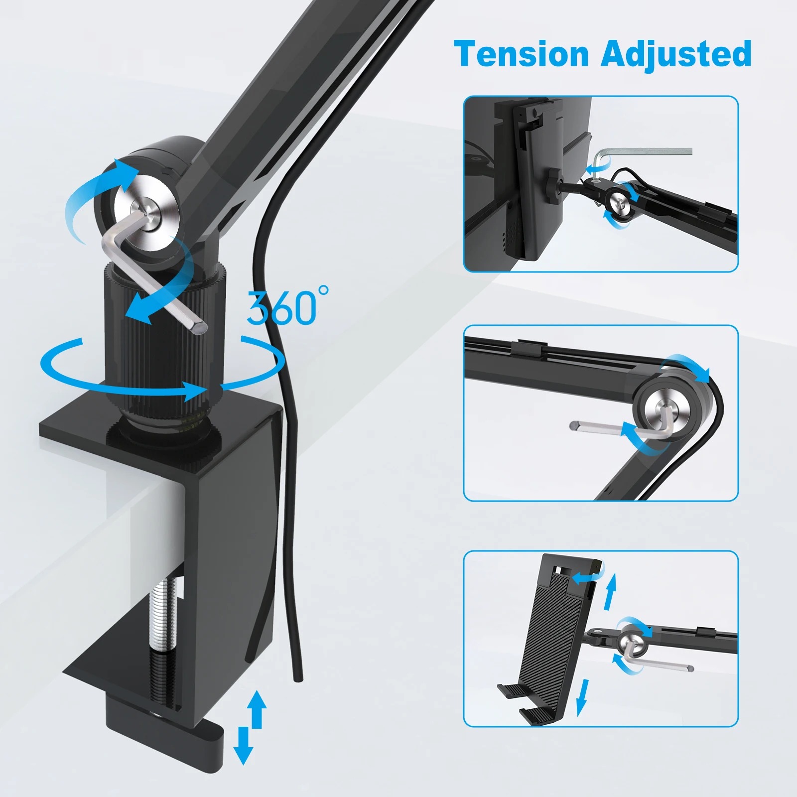 2025 Tablet Stand Holder for I - Monitor Arm Dual 评论和价格