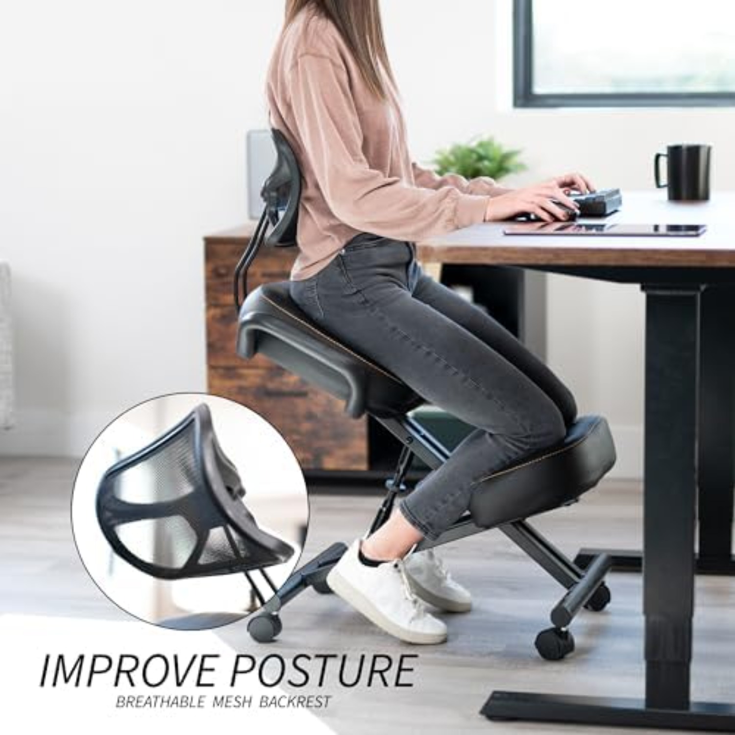 DRAGONN by Ergonomic Kneeling  - Home Office Chair 评论和价格