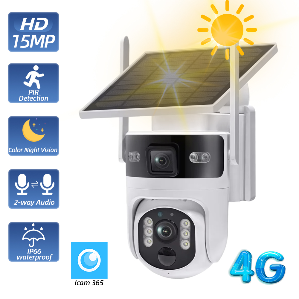 Wireless Outdoor PTZ Solar Sec - Home Office Pay 评论和价格