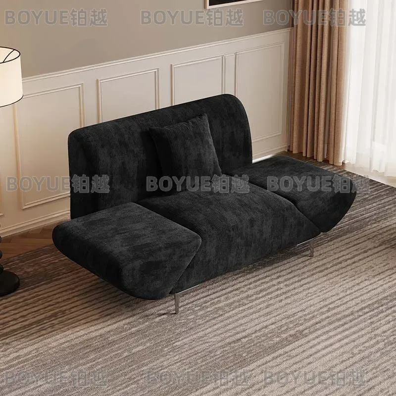 Luxury Fabric Sofa Bed for Sma - Home Office Guest Room 评论和价格