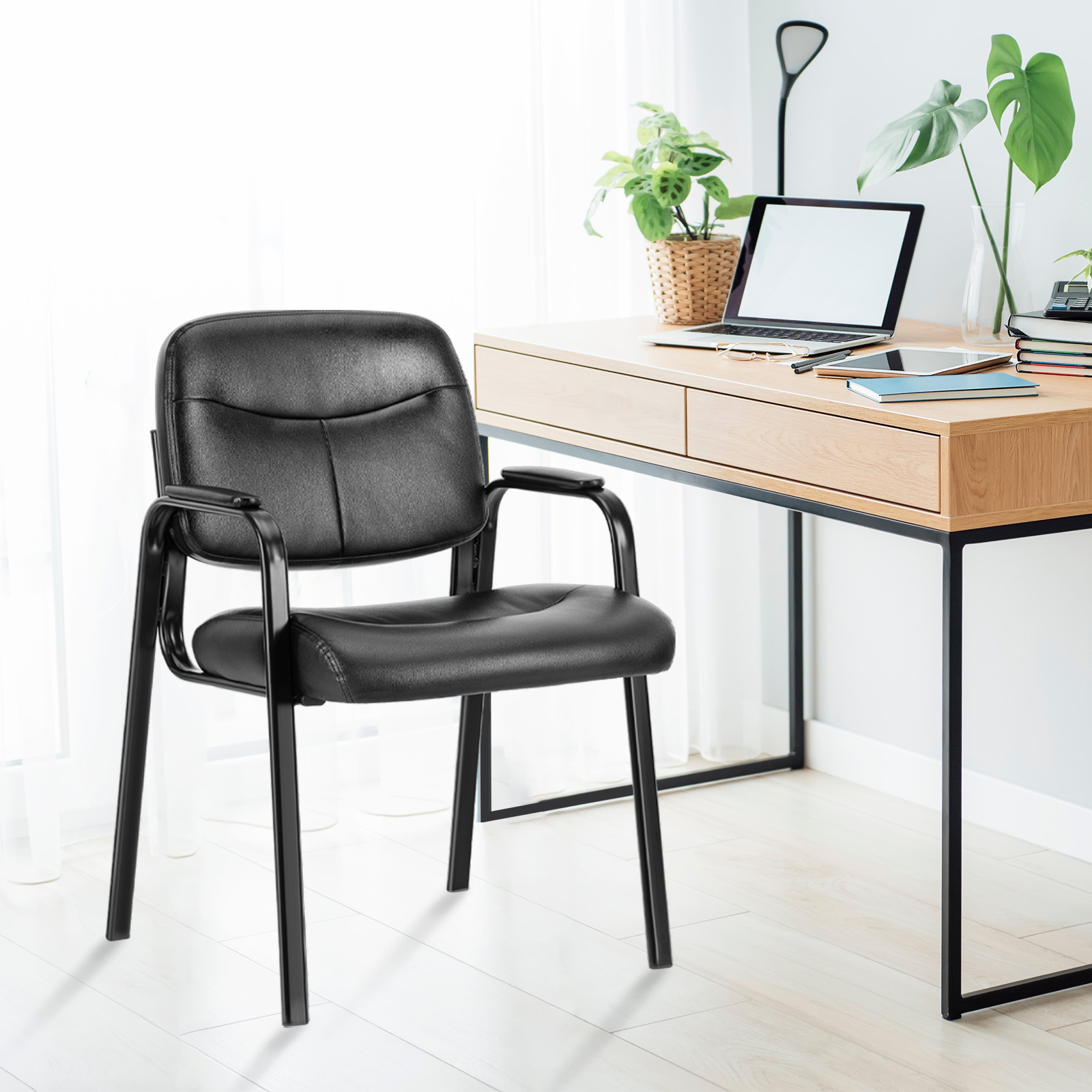 JHK Pu Leather Office Waiting  - Home Office Guest Room 评论和价格