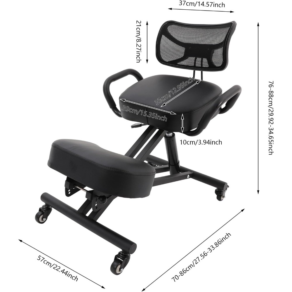 Ergonomic Kneeling Chair with  - Home Office Chair 评论和价格