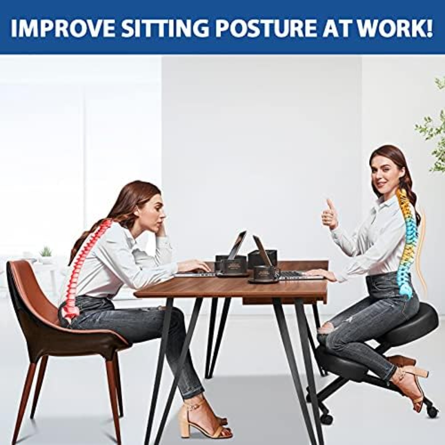 Kneeling Chair Ergonomic for O - Home Office Chair 评论和价格