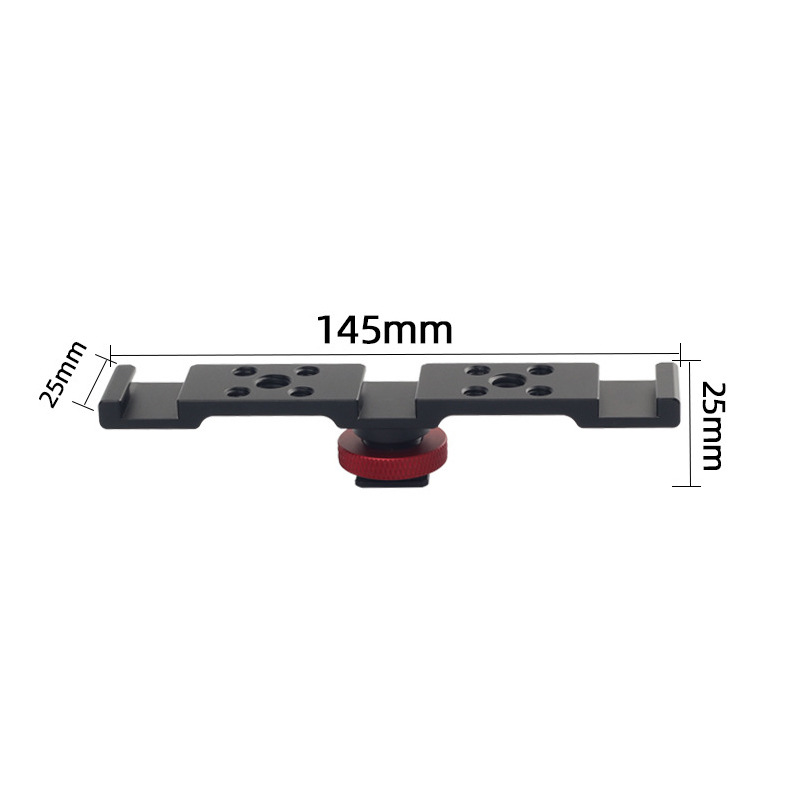 Aluminum Cold Shoe Mount Brack - Monitor Arm Dual 评论和价格