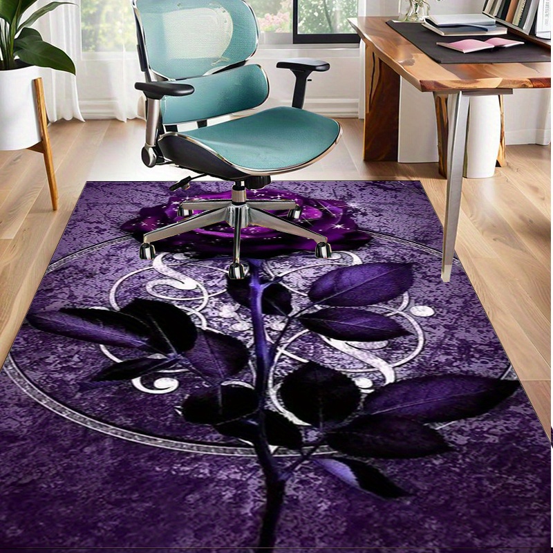 Purple Leaf Rug for Elegant Of - Home Office Interior Design 评论和价格