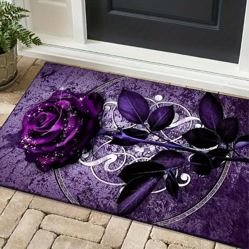 Purple Leaf Rug for Elegant Of - Home Office Interior Design 评论和价格