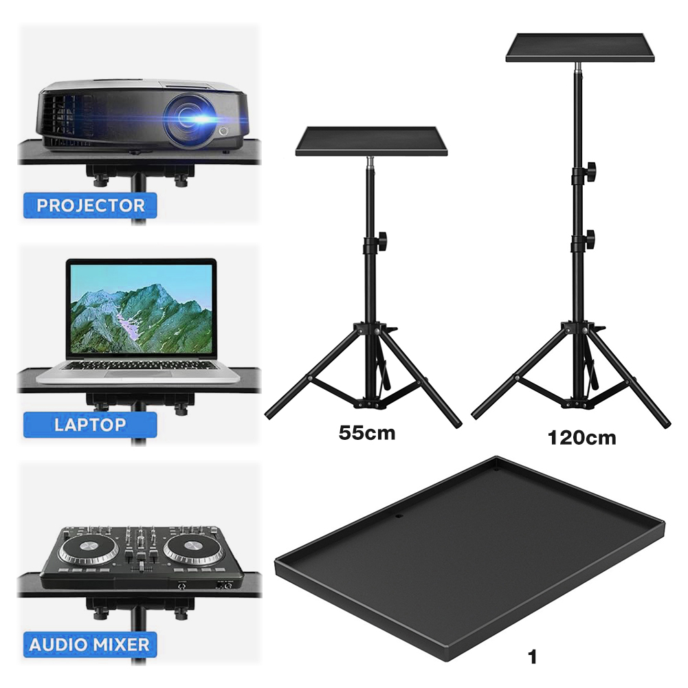 Universal Laptop Projector Tri - Monitor Riser Stand 评论和价格