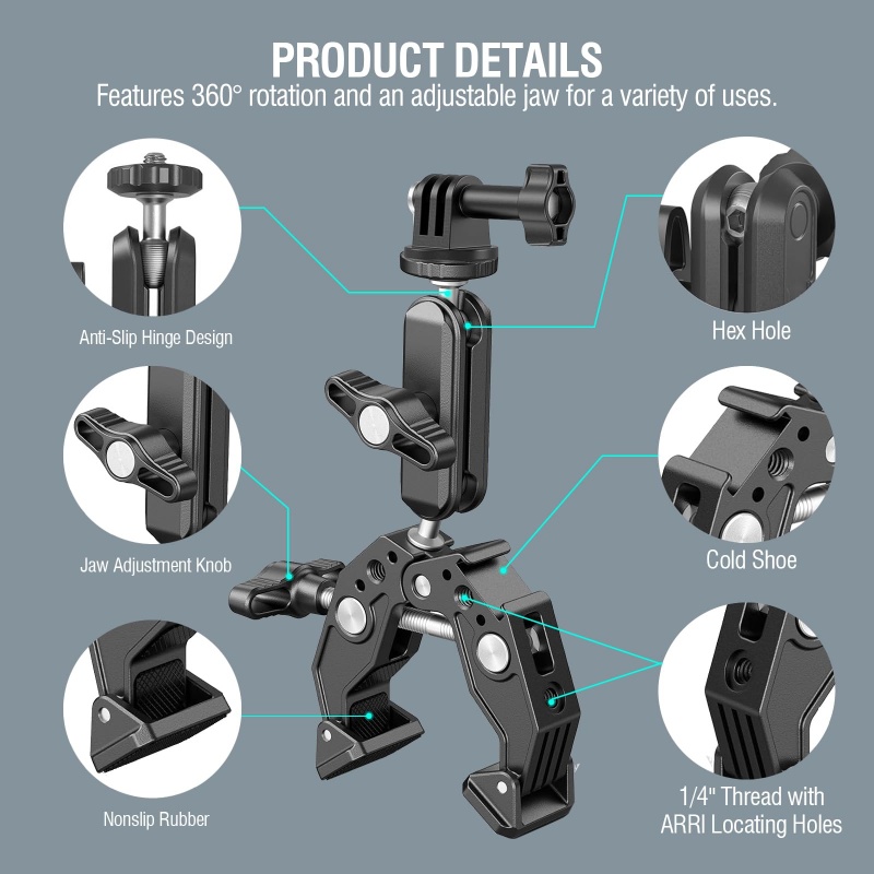 Universal Aluminum Super Clamp - Monitor Arm Dual 评论和价格