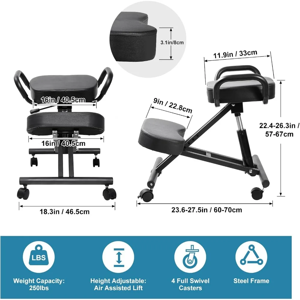 Ergonomic Kneeling Chair for P - Home Office Chair 评论和价格