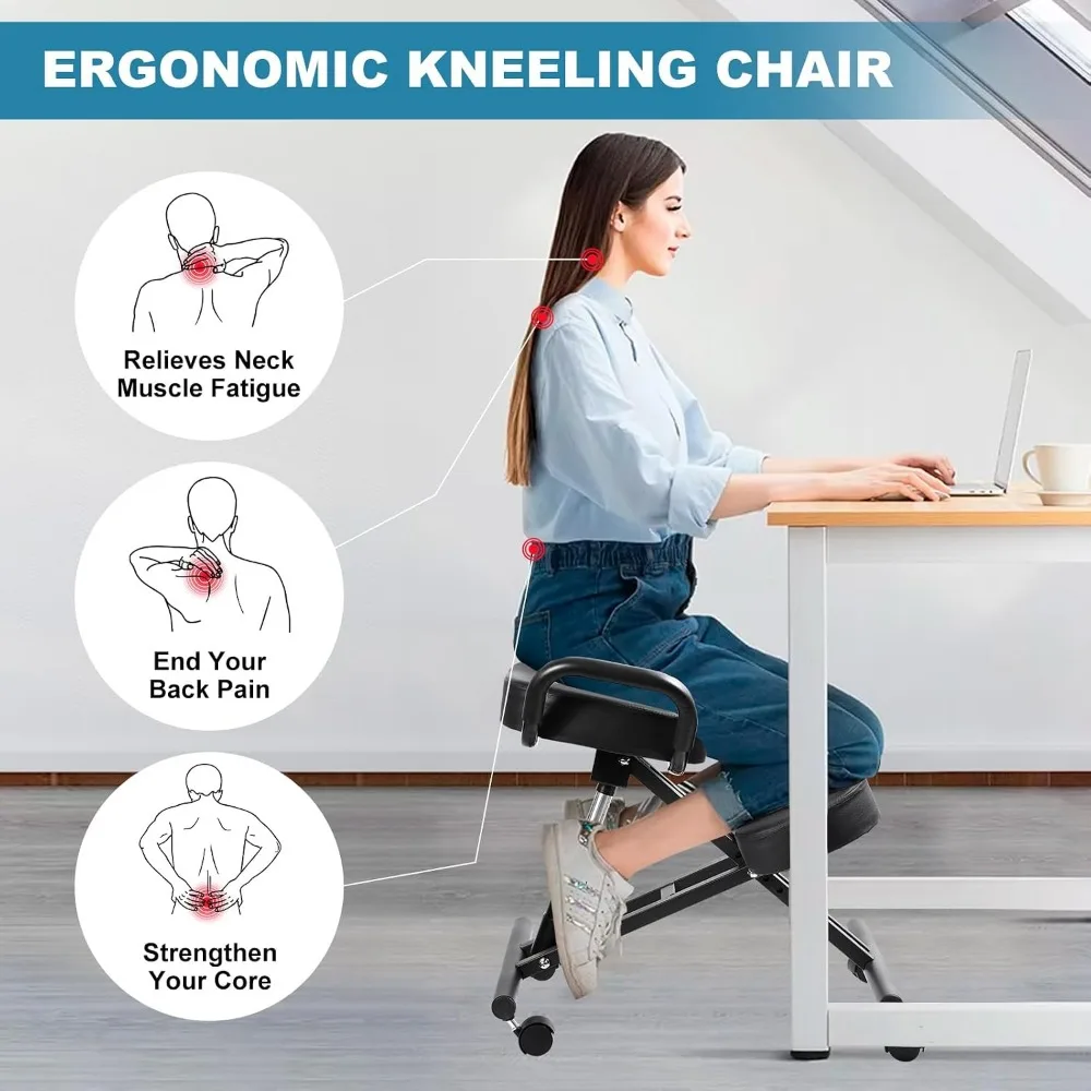 Ergonomic Kneeling Chair for P - Home Office Chair 评论和价格