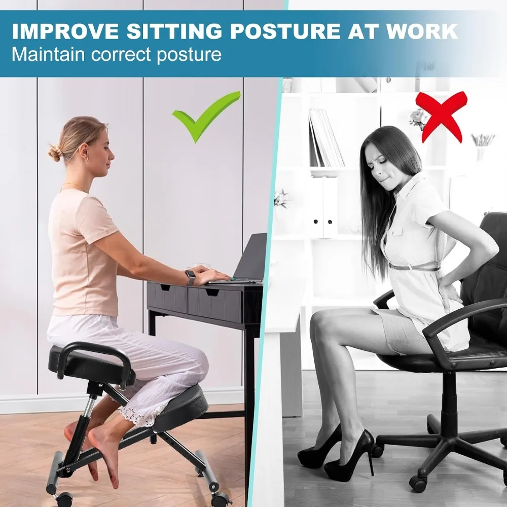 Ergonomic Kneeling Chair for P - Home Office Chair 评论和价格