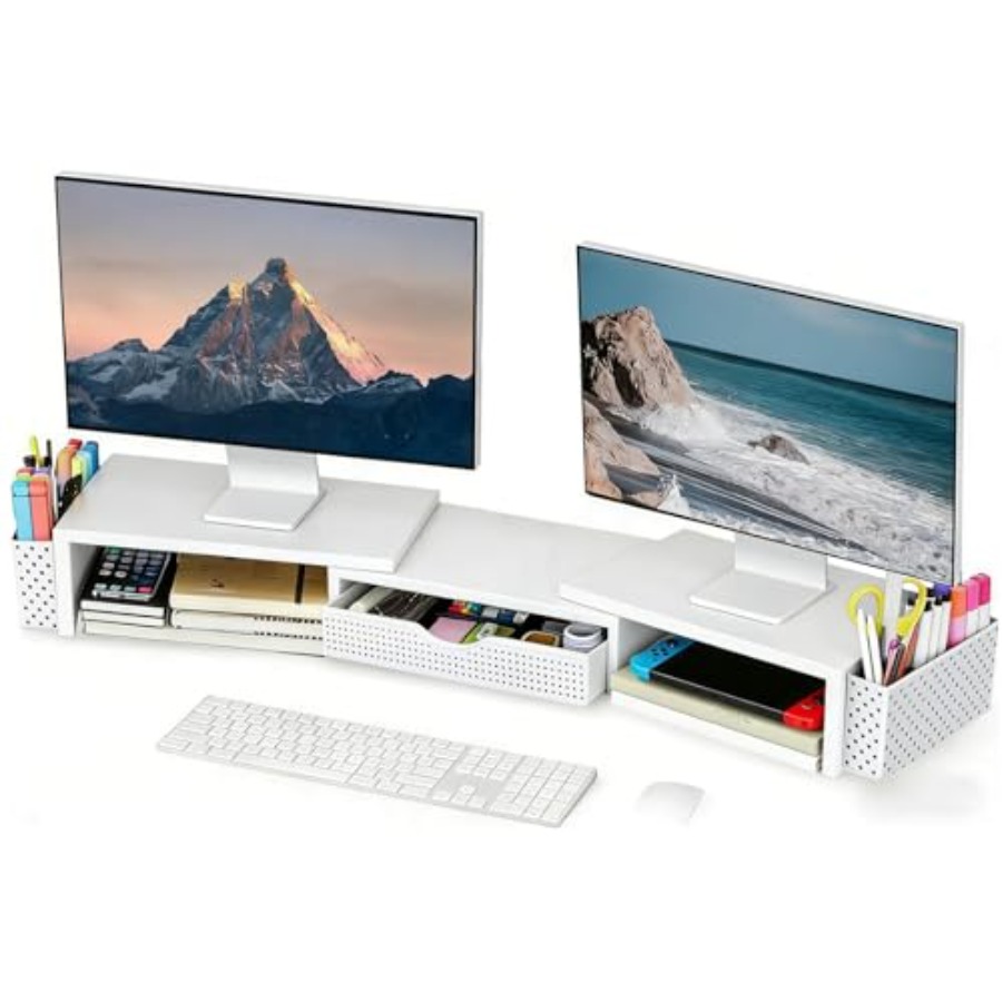 Metal Desk Organizers and Acce - Monitor Riser Stand 评论和价格