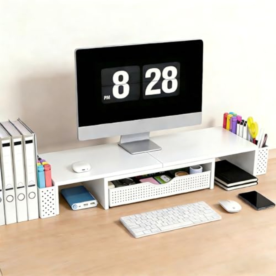 Metal Desk Organizers and Acce - Monitor Riser Stand 评论和价格